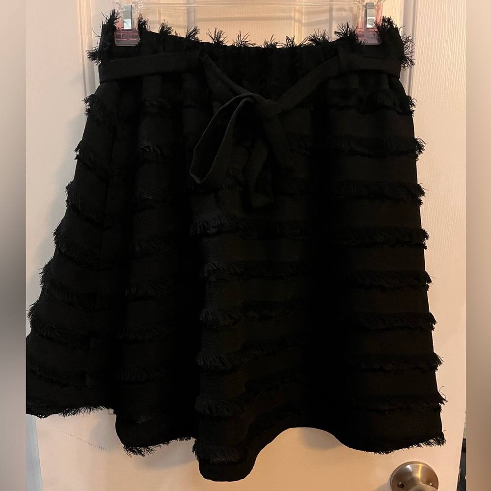 H&M Black Skirt with detail